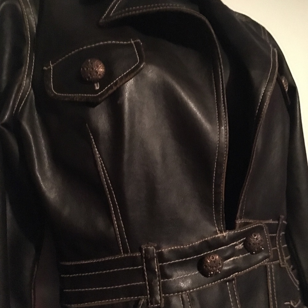 Refuge Faux Leather Jacket - Picture 2 of 5